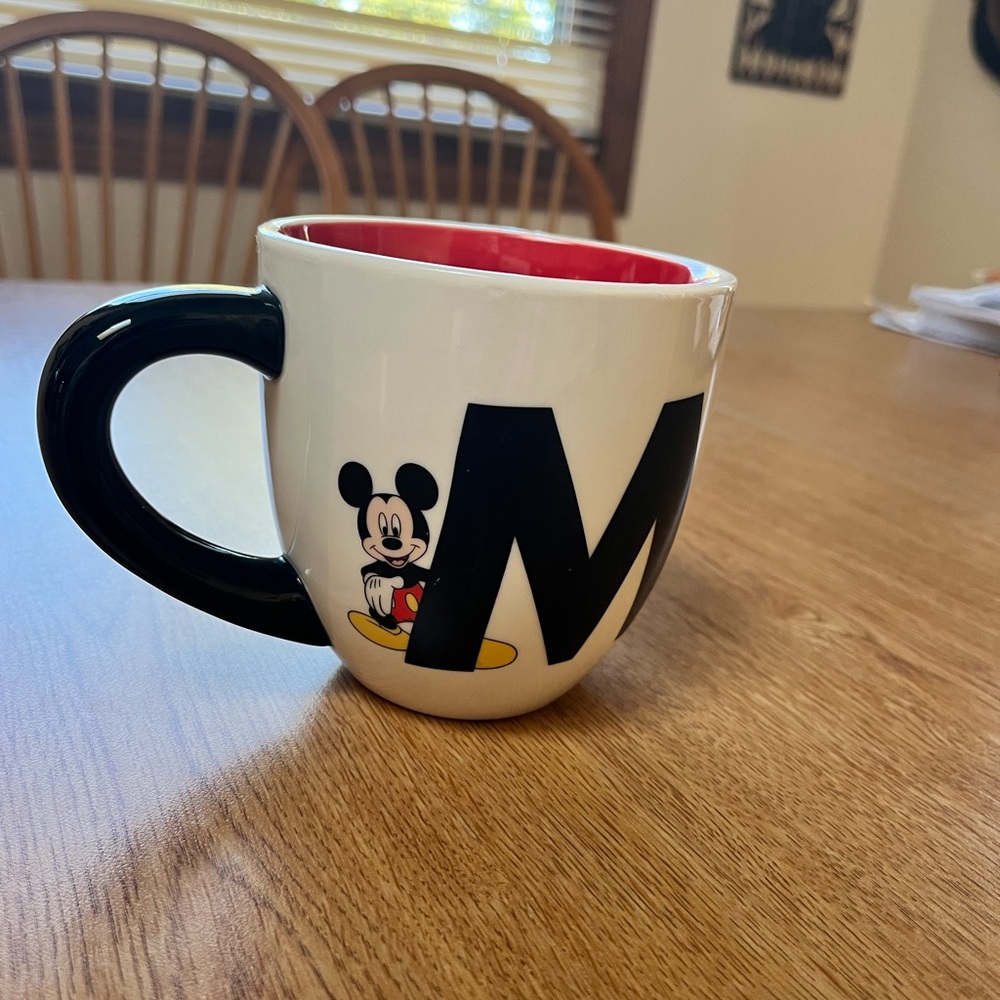 Authentic Original Disney Parks Mickey Mouse Mug, Black/White 20 Oz.